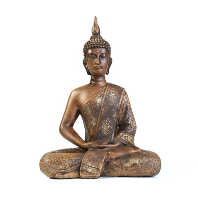 Thai Sitting Buddha Figurine