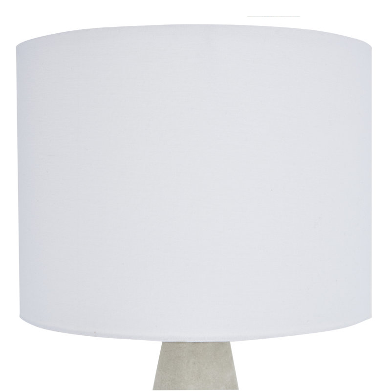 Lampe de table grise 22 po Alberic
