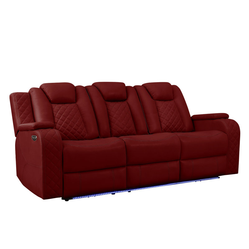 Canapé inclinable Radiant Power, Rouge