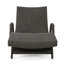 Chaise longue en osier avec accoudoirs Salem