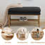 Banc de bout de lit avec tablette