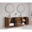 Walling 72'' Double Bathroom Vanity