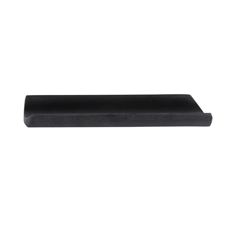 Zen 7" Melamine Appetizer Plate, Black