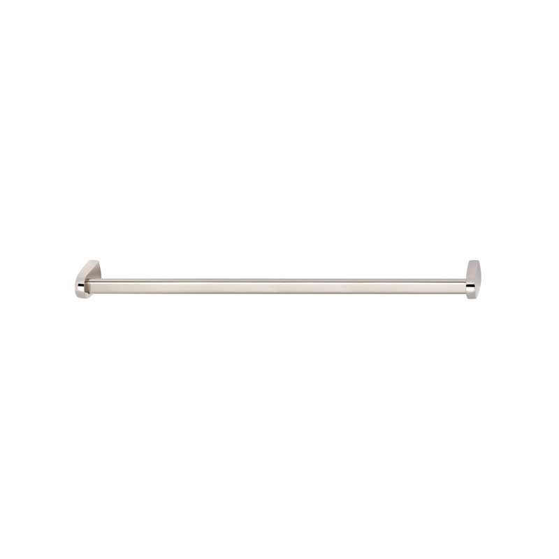 Euro Towel Bar, Polished Nickel