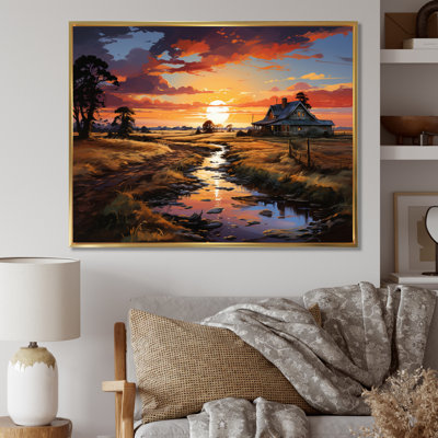 Markina " Farmhouse Sunset "