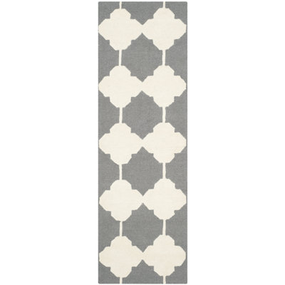 Cannen Hand Tufted Wool Geometric Rug