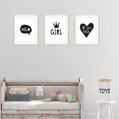 Dellrey Education 3 - Piece Paper Print