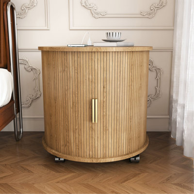 Table de bout cylindrique Mid Century
