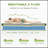 Hybrid Mattress In A Box With Gel Memory Foam And Pocket Springs, Pressure Relief & Motion Isolation, Certipur-Us Certified, No Odor-113855853-113855856