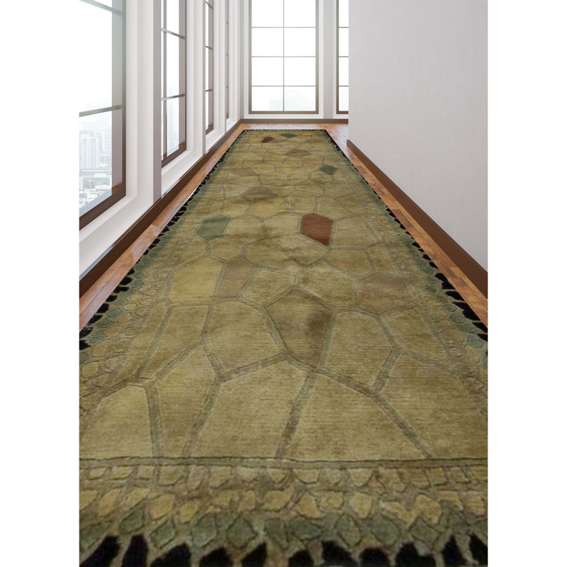 Indo One-of-a-Kind Runner 3' X 9' Hand Knotted Area Rug