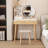 Bove Vanity Table Set with 3 Modes Adjustable Brightness Mirror with Free Stool