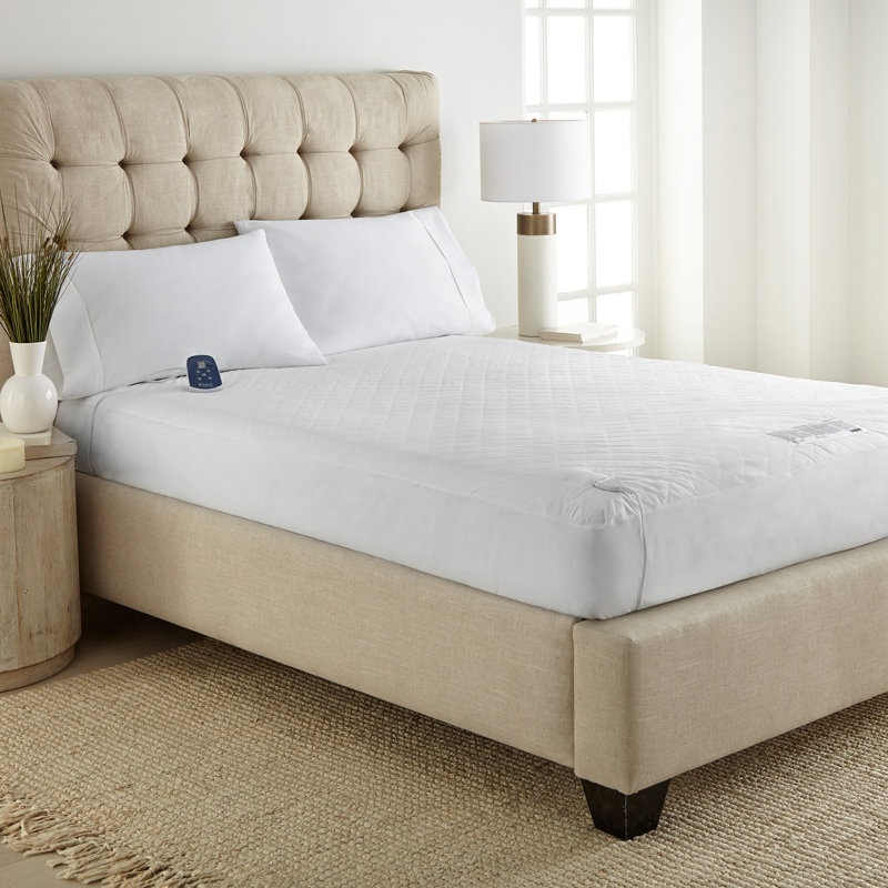Protège-matelas électrique blanc, Simple