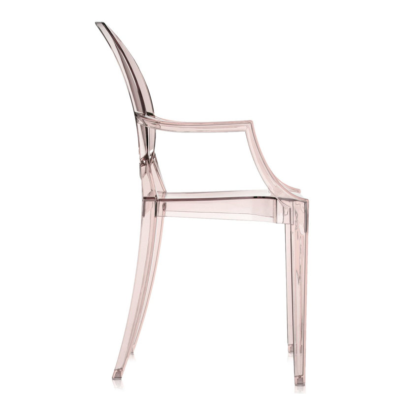 Louis Ghost Outdoor Dining Armchair, Orange