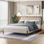 Lit plateforme en tissu d'ameublement-1791343187