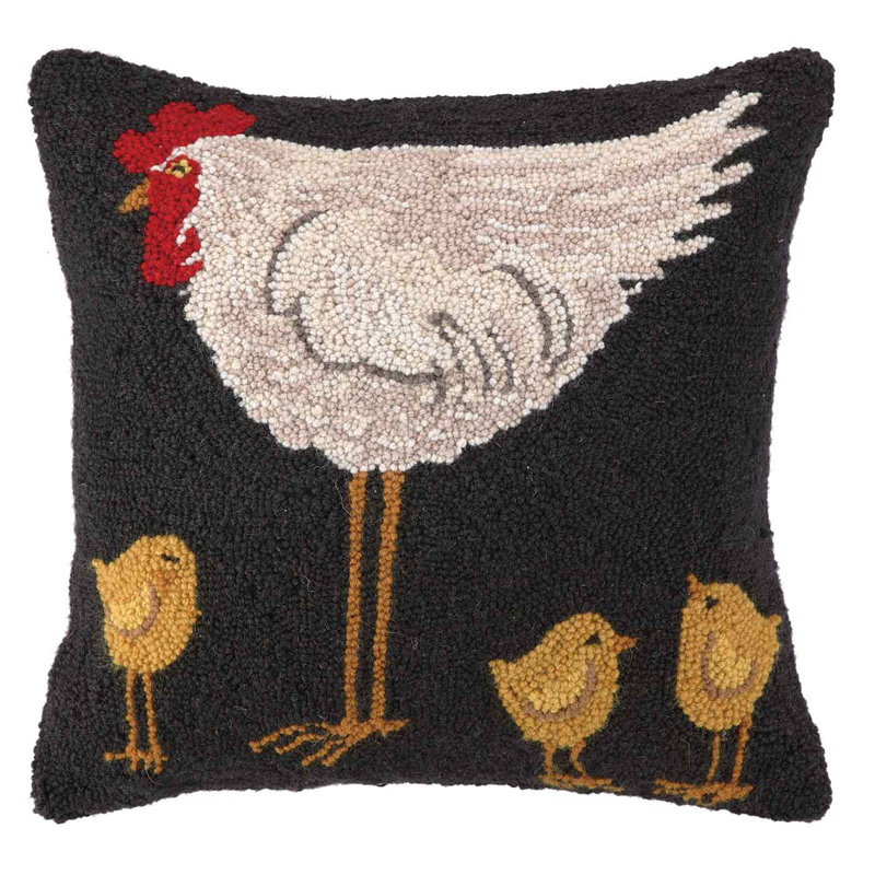  Coussin poule et poussins