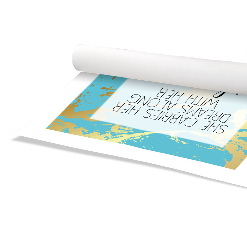 «Whereever she goes», art encadré, H 24 po x l 20 po x P 1 po, Papier