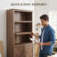 Bibliothèque Hawthorne 71,9 "avec armoire de rangement