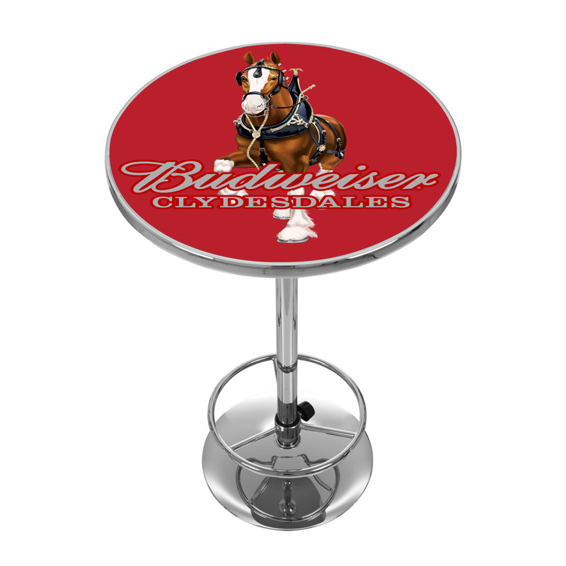 Round with Steel Base Dining Table