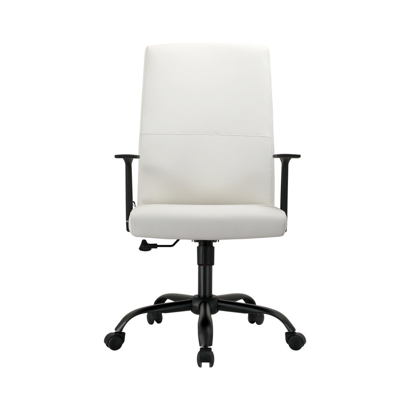 Fauteuil de direction Castalia - Fauteuil de bureau ergonomique robuste avec structure en aluminium et support lombaire - Fauteuil de bureau pivotant à haut dossier