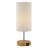 Damontay 15 in. Metal Touching Table Lamp with Dual USB Ports