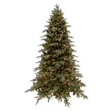7.5' Pre-Lit Medium Mont Blanc Fir Artificial Christmas Tree - Dual Color LED Lights