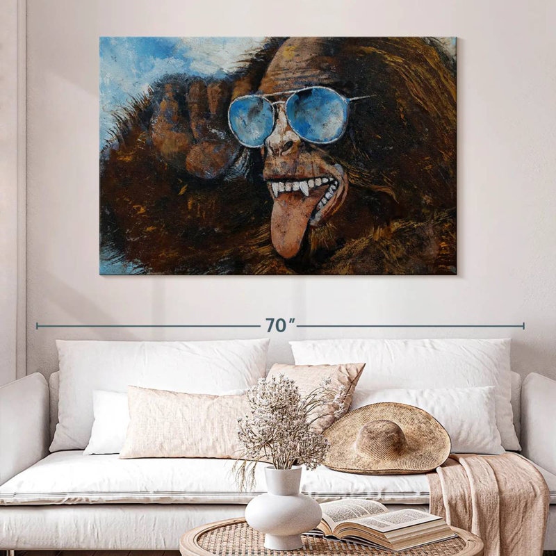 Brampt Cool Bigfoot, 34" H x 51" W