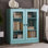 Bibliothèque courte Palace Imports 100% bois massif avec portes en verre, tablettes réglables, bibliothèque modulaire, l 32 po x H 35,75 po