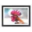 Portrait of a Rooster in Abstract - Framed Print-55767180-55767181