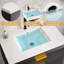 Meuble-lavabo mural avec lavabo en céramique 30 po et 2 tiroirs cannelés