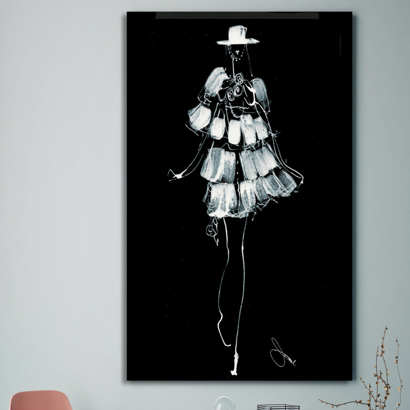 « eva », reproduction d’impression sur toile, H 40 po x l 24 po x P 1,5 po, Toile tendue