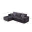 Canapé d'angle Cloud de 254 cm avec méridienne en L, canapé modulaire moderne à assise profonde, aucun assemblage requis, emballage compressé, ressorts ensachés et mousse, tissu moelleux-1567027309-1567027310