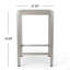 43" Outdoor Aluminum Frame Bar Table With Table Top