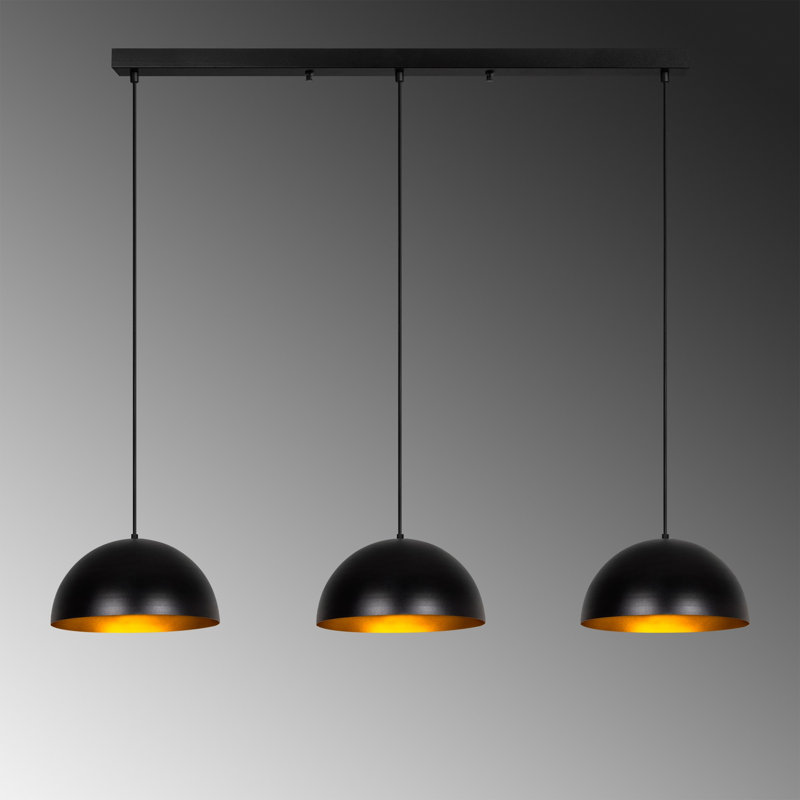 Lustre, Noir, H 57,09 po x l 15,75 po x P 45,67 po