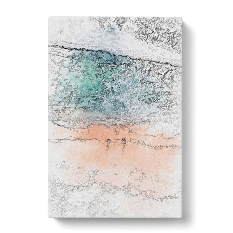 Walking Upon Lampuuk Beach In Abstract - Wrapped Canvas Print, 50cm H x 35cm W x 3cm D