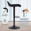 Tabouret de bureau debout noir, chaise de bureau debout réglable en hauteur, tabouret ergonomique avec repose-pieds et tabourets pivotants à 360 ° pour la maison de bureau-989698472