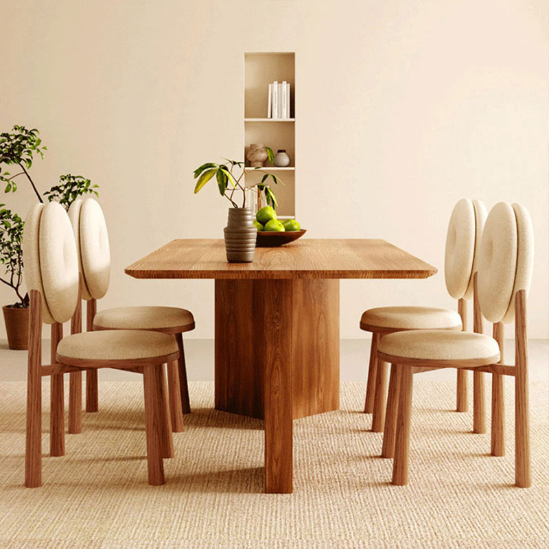 Ensemble de 2 chaises d'appoint Modern Beige