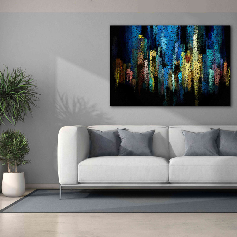 "Atlantis" par David Manlove sur toile, H 40 po x l 60 po x P 1,5 po