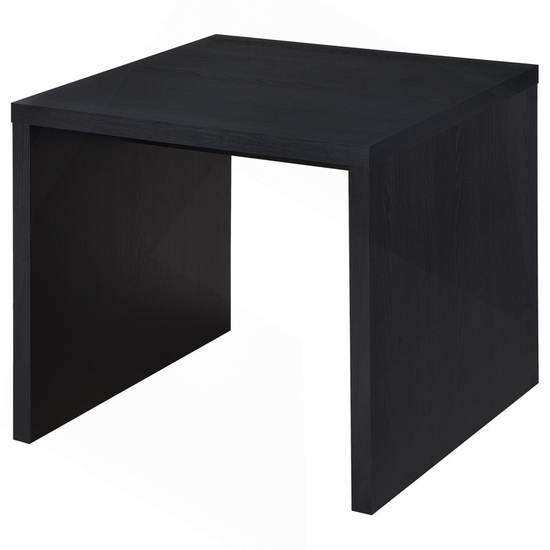 Canyon Black  Square Side End Table