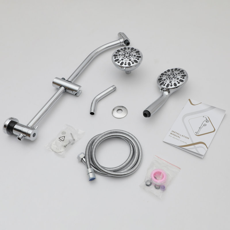 4.7 Inch Multi-Function Dual Shower Head