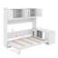 Grand lit escamotable avec bureau et tablettes-979261463