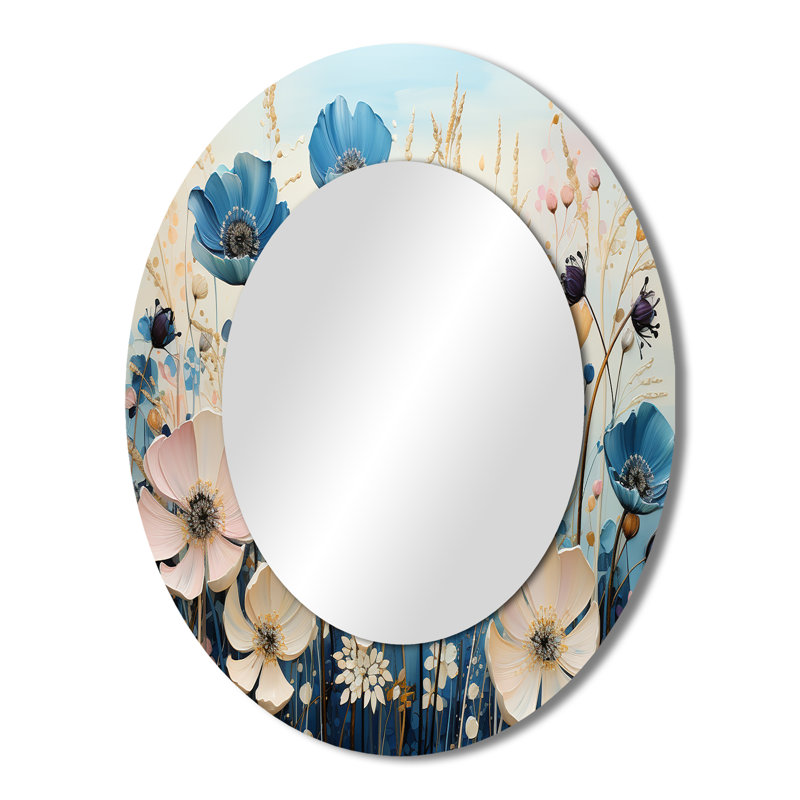 Miroir mural ovale Meadowscape Meadowscape Meadow, 43 po x 33 po