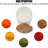 Ceramic Sugar Bowls With Bamboo Lids And Spoons- -Functional Round Condiment Jar For Home- Spice Storage Canister,10.8 Oz 320 ML,3 Pcs Set