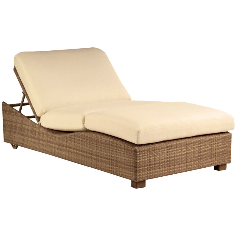 Montecito Outdoor Chaise Lounge, Denver Scarlett Sunbrella®