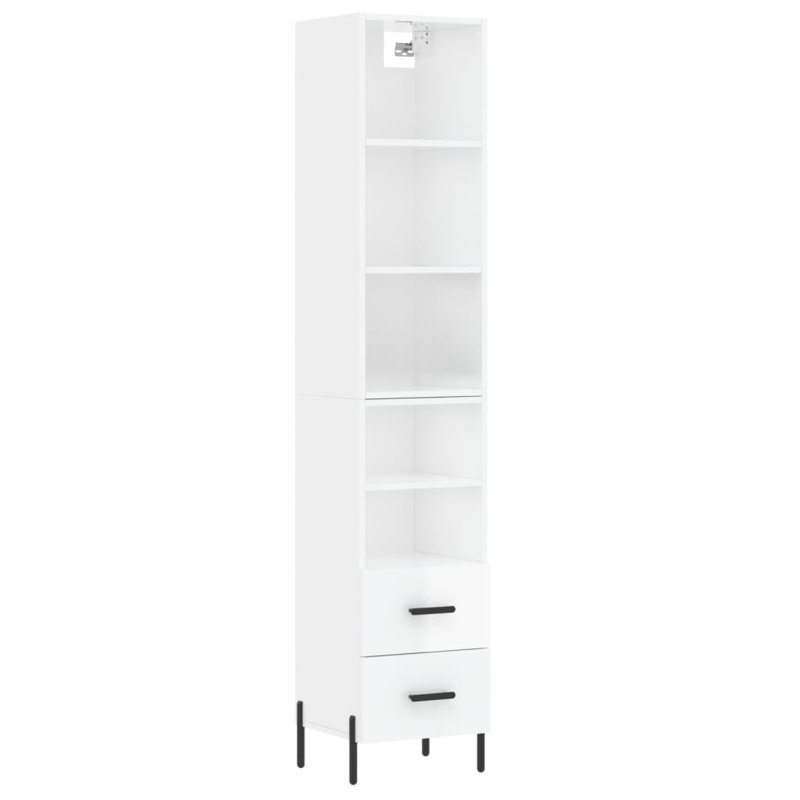 Storage Cabinet, Glossy White