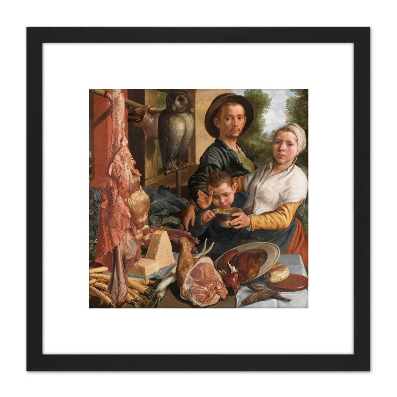 Aertsen The Fat Kitchen Allegory by Pieter Aertsen - Single Picture Frame Painting
