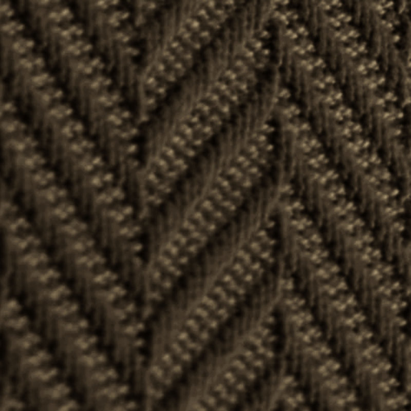Couverture 100% coton à chevrons Threadmill, Queen (90" x 92"), Espresso