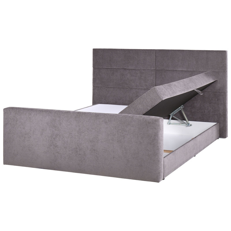 ARISTOCRAT Upholstered Divan Bed with Mattress, Super King (6')