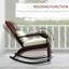 Chaise Adirondack à bascule en rotin Brookdale-308172151