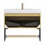 Meuble-lavabo 36 po avec lavabo en céramique-699814315