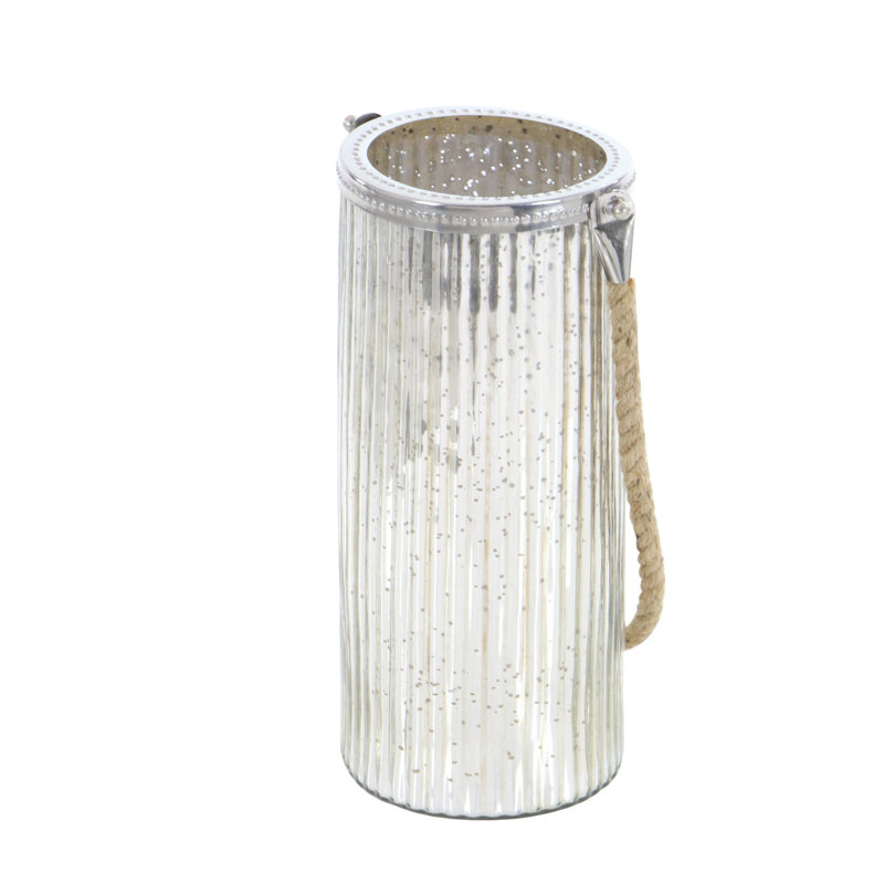 Porte-votive en fer et verre